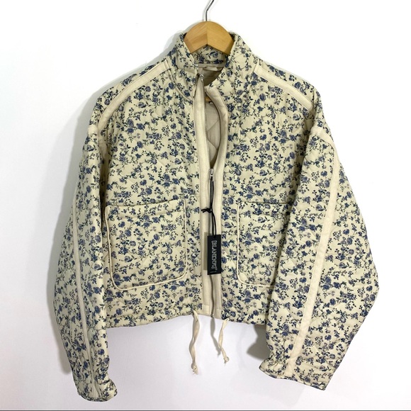 Blank NYC Jackets & Blazers - BLANK NYC Floral Quilted Jacket NWT